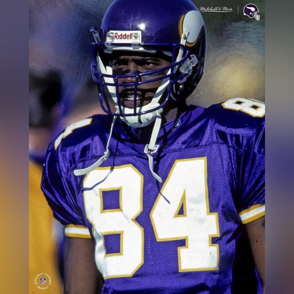 Randy Moss NFL Minnesota Vikings Mitchell & Ness 1998 Authentic Throwback Jersey - Picture 8 of 8